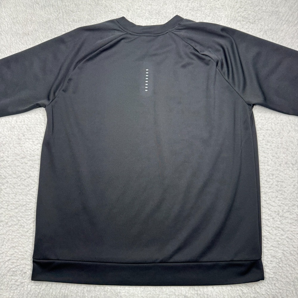 Nike Dri-FIT Running Long Sleeve Lightweight Sweater Shirt Black Women's Size L - Picture 8 of 9